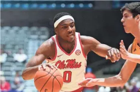  ?? BOB SMITH ?? Blake Hinson, who averaged 10.1 points and 4.6 rebounds per game last season, confirmed his transfer from Ole Miss to Iowa State to play basketball.