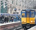  ??  ?? Glasgow Central station