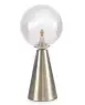  ??  ?? Cone table lamp, £50, from Debenhams.