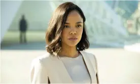  ??  ?? Body swap … Tessa Thompson as the character formerly known as Charlotte Hale. Photograph: HBO