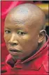  ??  ?? JULIUS MALEMA