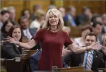  ?? ADRIAN WYLD, THE CANADIAN PRESS ?? Candice Bergen says the Liberals should have done more to protest when China denied her a visa to travel there with parliament­arians.