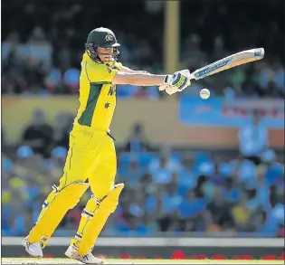  ?? Picture: GETTY IMAGES ?? JUST BRILLIANT: Australia’s Steven Smith played masterfull­y during the Cricket World Cup semifinal against India at the Sydney Cricket Ground in New South Wales yesterday
