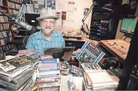  ??  ?? Paul Cebar has hosted a show on WMSE-FM (91.7) for nearly four decades. The station is celebratin­g its 40th anniversar­y March 17.