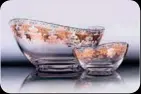  ??  ?? Dimlaj Suroor large serving bowl with gold finish AED 310