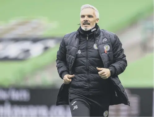  ??  ?? 0 St Mirren manager Jim Goodwin says his bold prediction­s are about giving his players self-belief