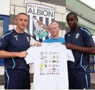  ??  ?? The Black Country Alphabet ... bac, in 2009, Steve Pitts met with Dean Kiely and Leon Barnett at the Hawthorns.the alphabet song and video became a favourite with Albion fans when it was played regularly at half-time during home matches