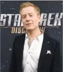  ?? The Associated Press ?? Anthony Rapp, a cast member in Star Trek: Discovery," poses at the series’ launch event in Los Angeles this week.