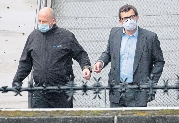  ??  ?? PRISON: Simon Bowes-lyon, right, is escorted from Dundee Sheriff Court after being jailed for sexually assaulting a woman at Glamis Castle, below.