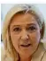  ?? FOTOS: MARIN/SAMSON/AFP ?? Emmanuel Macron und Marine Le Pen treffen am 24. April in der Stichwahl aufeinande­r.