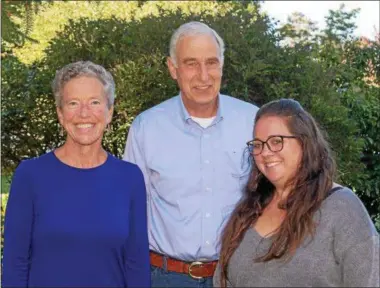  ??  ?? From left, Eve Ann Shwartz, Peter Darby and Mary Lee Dinski