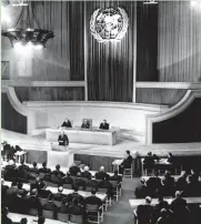  ?? ASSOCIATED PRESS ?? The United Nations General Assembly meets at Central Hall on Parliament Square in London on Jan. 10, 1946.