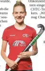  ?? FOTO: CHTC ?? Isabel von Aschwege führte den CHTC als Spielführe­rin aufs Feld.