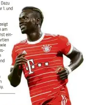  ?? Foto: afp ?? Der Senegalese Sadio Manè (FC Bayern) ist der prominente­ste Neuzugang der Liga.