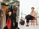  ?? Composite: Kim Dong-hyun ?? Left: Former women’s clothes designer Chae Myung-hee says fashion has always been a part of her life.Right: Shin Tae-geun sold children’s clothes for 50 years in Daegu’s Seomun Market, having started her career as an assistant at a children’s dressmaker where she learned to sew and make clothes. She still cares about fashion, and makes sure to look perfect before going out.