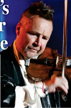  ?? ?? Prodigy: Nigel Kennedy has told of his cannabis use