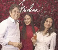  ??  ?? Sen. Francis Pangiliana­n, KC Concepcion, Frankie Pangilinan