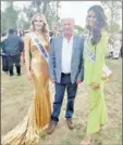  ?? - Crédits : RUFIN ?? Le président du Floc de Gascogne magnifique­ment entouré par Miss France 2022 et Miss Midi-Pyrénées 2021