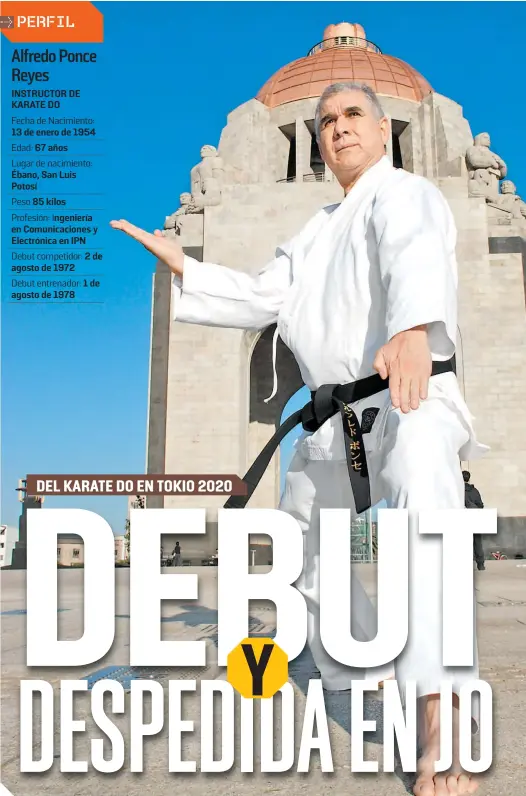  ??  ?? El profesor Alfredo Ponce gusta de transmitir sus experienci­as en Karate Do a las nuevas generacion­es.