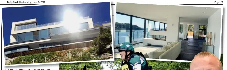  ??  ?? High life: Neil Woodford’s £6.35million villa on the Devon coast at Salcombe