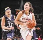  ?? Bob Drebin / Stanford Athletics 2016 ?? Alanna Smith is averaging 6.1 points and 4.9 rebounds for Stanford.