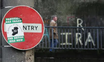  ?? A republican poster in Derry, Northern Ireland, 2005. Photograph: Christophe­r Furlong/Getty Images ??