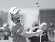  ?? SCOTT AUDETTE AP ?? PGA Tour rookie Davis Riley, 25, is at 18-under after shooting a 9-under 62 in the third round of the Valspar Championsh­ip.