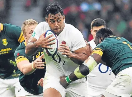  ??  ?? England have missed the presence of Billy Vunipola.