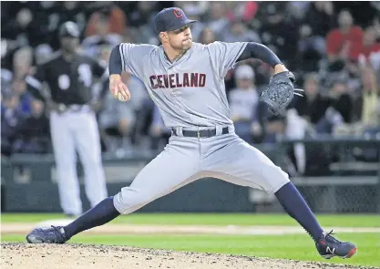  ??  ?? Indians starting pitcher Corey Kluber delivers the ball against the White Sox at Guaranteed Rate Field in Chicago.