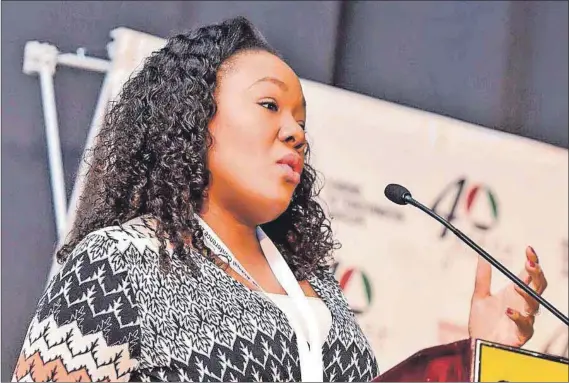  ??  ?? With great power comes great responsibi­lity: Tsakani Maluleke has received the go-ahead from parliament to become the new auditor general