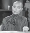  ?? JORDAN FISHER Red Table Talk/via AP ?? Jada Pinkett Smith appears Wednesday on ‘Red Table Talk’ to address her hair-loss disorder.