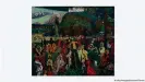  ??  ?? Los herederos también buscan recuperar la obra de 1907 "La vida colorida" de Kandinsky, que actualment­e se encuentra en la Lenbachhau­s de Múnich. Una comisión alemana de restitució­n de obras de arte decidirá al respecto.
