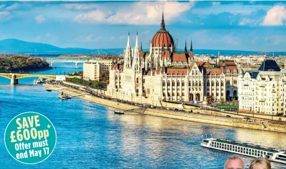  ??  ?? MAJESTIC: Hungary’s historic capital, Budapest, is bisected by the mighty River Danube