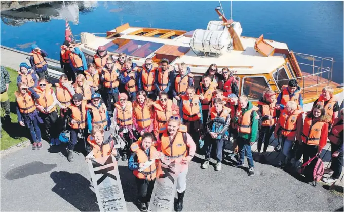  ?? ARKIVFOTO ?? LEIRSKOLE: I sommer var elever ved Gjerdrum barneskole i Akershus på leirskole i Kragerø. Fra 2019 skal alle skienselev­er få reise på leirskole igjen.