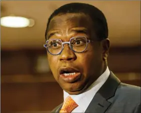  ??  ?? Finance minister Mthuli Ncube