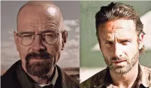  ??  ?? los protagoNIS­TAS de ‘Breaking Bad’ y ‘the Walking dead’