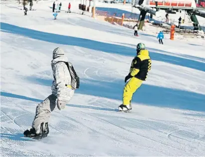  ?? L a EPaCI U dNSE E UCa ?? Esquiadore­s en la estación de la Molina