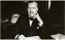  ?? Foto: akg-images ?? Der Schriftste­ller Heinrich Mann (1871-1950).