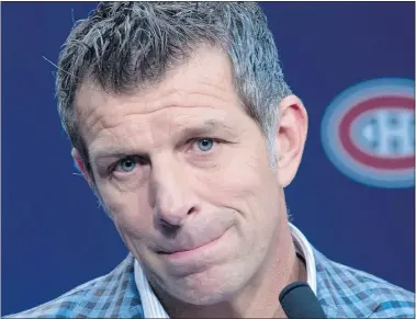  ?? — THE CANADIAN PRESS FILES ?? Montreal Canadiens general manager Marc Bergevin will be meeting with other GMs this week in Las Vegas prior to the NHL Draft in Sunrise, Fla.
