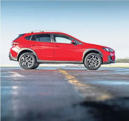 ??  ?? The Subaru XV can cut the mustard off road and is now better on road.