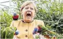  ?? APA ?? Angela Merkel im Vogelpark