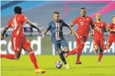  ?? FOTO: LOPES/DPA ?? Bayern München gegen Paris wäre komplizier­t – zumindest in Paris.