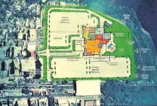  ??  ?? El proyecto del hotel casino preveía el uso de toda la zona primaria. El plan de Suisse Investemt es de 1,2 hectárea.