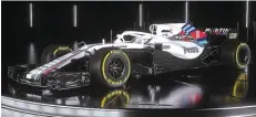  ?? WILLIAMS RACING ?? PERUBAHAN BESAR: Mobil baru Williams FW41 resmi diperkenal­kan kemarin. Perubahan paling mencolok dari mobil ini adalah pelindung halo di atas kokpit.