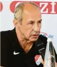  ?? Foto: Olaf Schulze ?? Reiner Maurer kommt mit dem SV Türkgücü München zum Pokalspiel nach Oberegg.