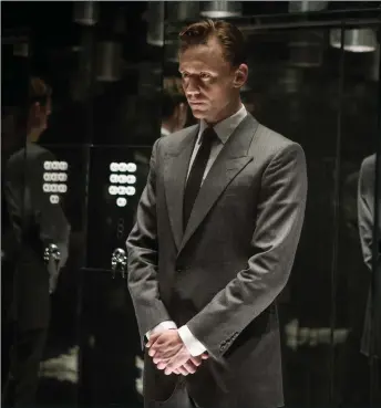  ??  ?? Tom Hiddleston in High Rise, a sumptuous adaptation of JG Ballard’s chilling 1975 novel