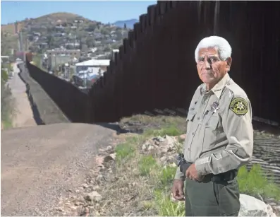  ?? DAVID WALLACE, THE ARIZONA REPUBLIC ?? Tony Estrada, 73, has felt the sting of the debate over the White House’s plans to secure the southern border.