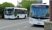  ?? JOHN HAWKINS/ STUFF ?? Invercargi­ll public transport to continue to operate despite New Zealanders being asked to restrict non-essential travel.