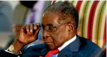  ?? PHOTO: SIPHIWE SIBEKO/REUTERS ?? Zimbabwe President Robert Mugabe has been appointed the World Health Organisati­on’s goodwill ambassador.