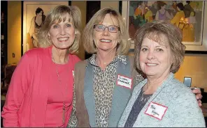  ??  ?? Donna Strack, Linda Cassinelli and Rita Hogan